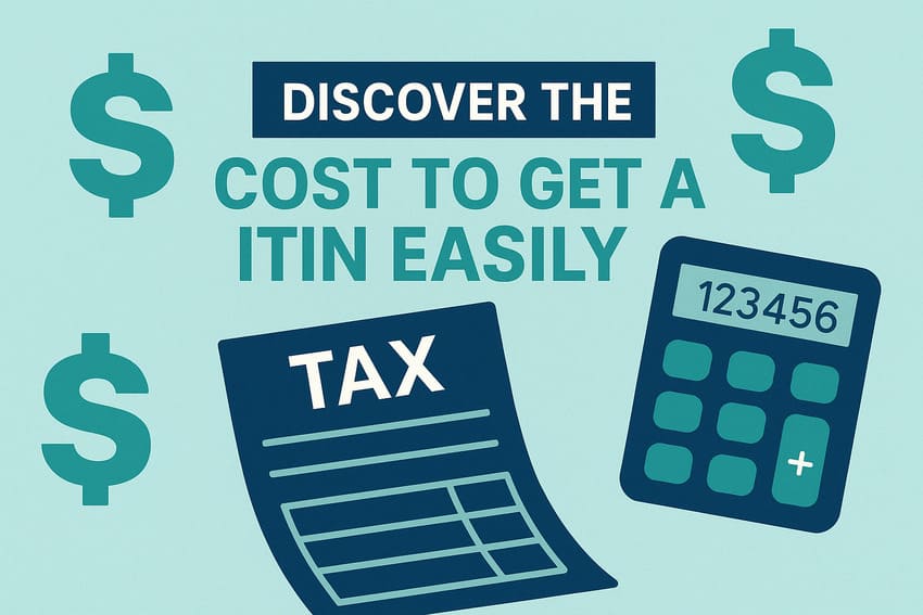discover the cost to get an itin easily